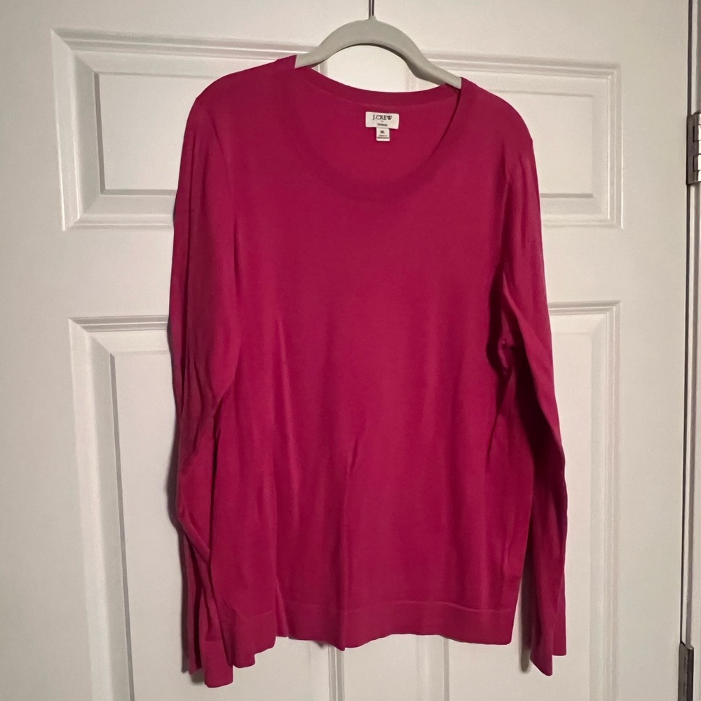 jcrew teddie in pink